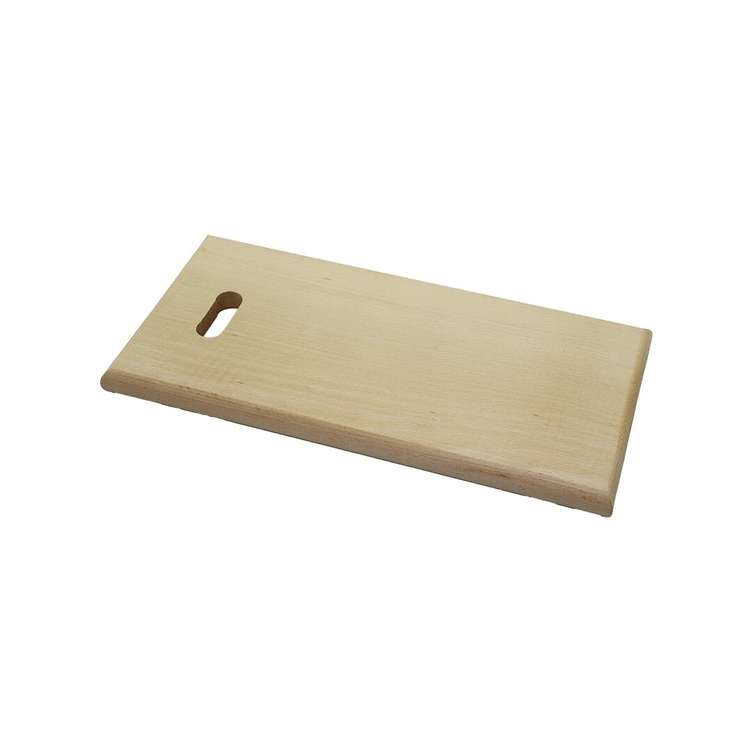 20X40CM KALIN=2.5CM Ahşap Kesim Panosu - Et Tahtası El Geçmeli Kulp