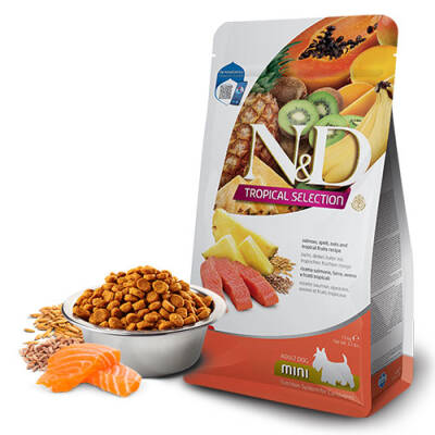 Tropical Selection Somonlu ve Tropikal Meyveli Mini Irk Yetişkin Köpek Maması 5 Kg