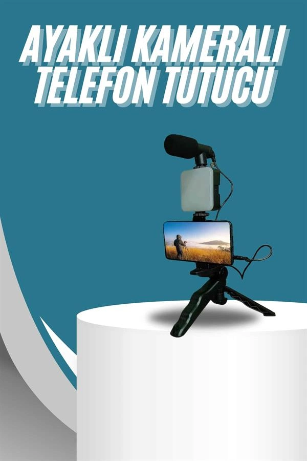 Kompakt Video Yapım Kiti Mini Tripod ve LED Işık