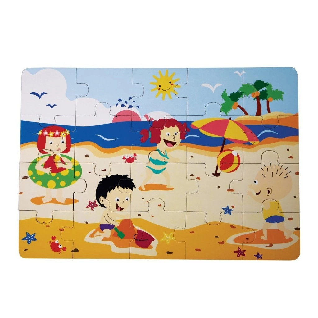 Yaz Temalı Ahşap Yer Puzzle 1 Adet