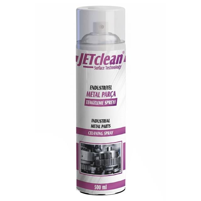 Jetclean 500ML Endüstriyel Metal Parça Temizleme Spreyi