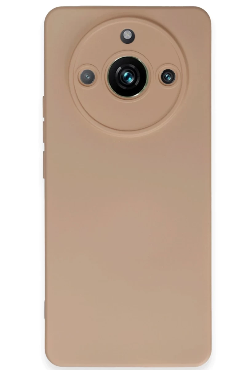 Realme 11 Pro Uyumlu Kılıf Nano içi Kadife Silikon - Pudra