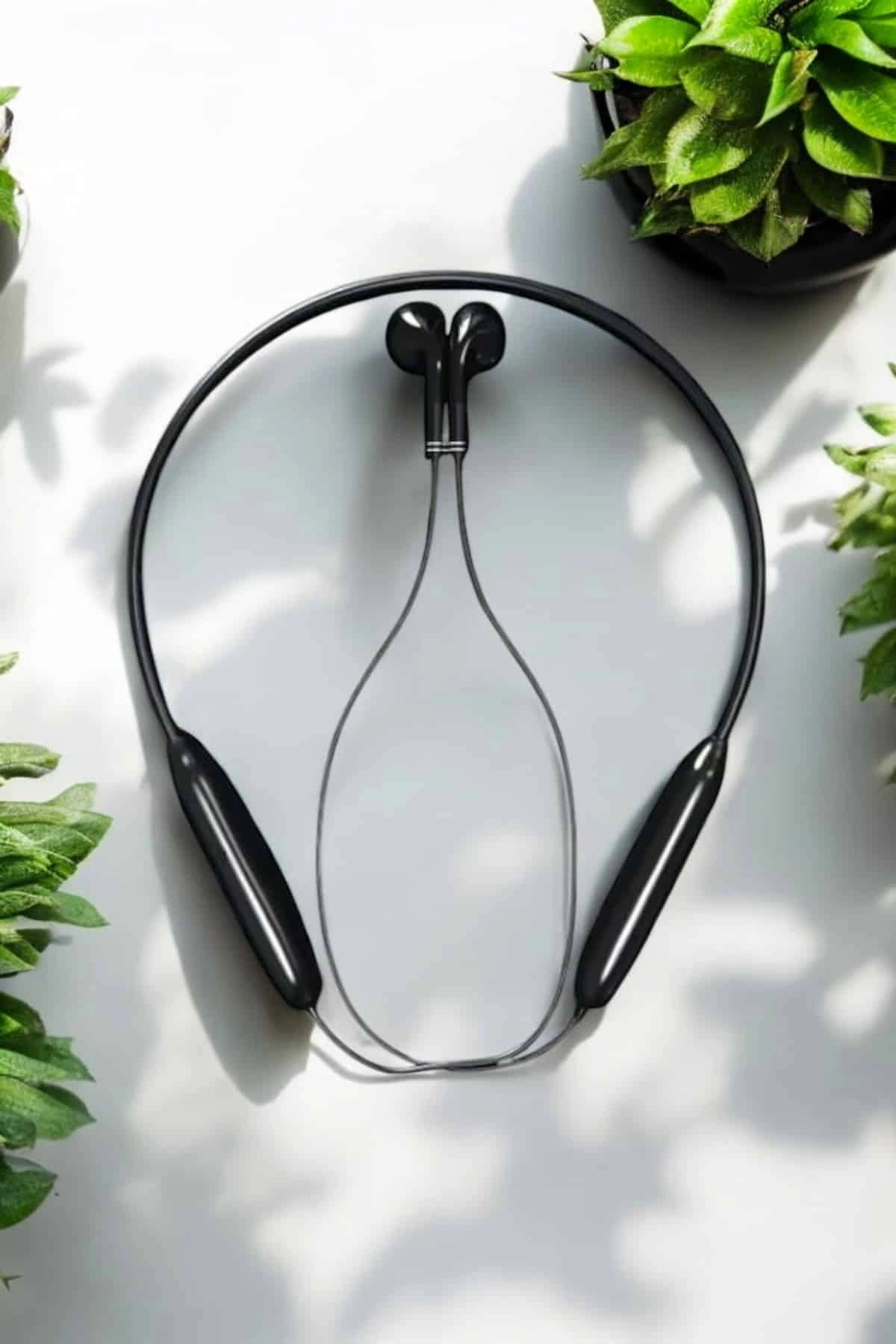 Boyun Askılı Bluetooth Kulaklık 60 Saat ANC Teknolojisi (Kablolu Model)