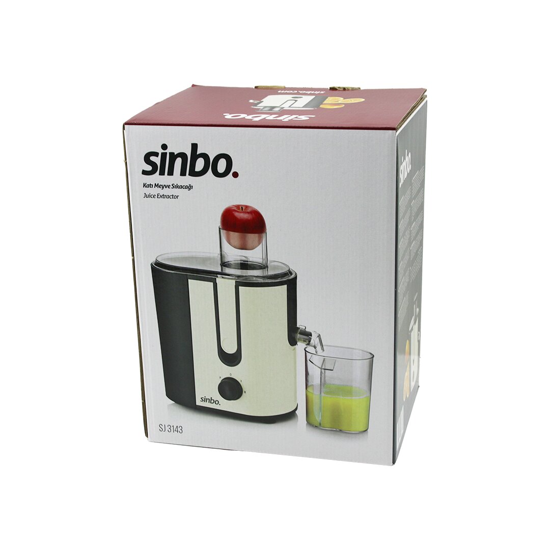 Elektrikli Bej Katı Meyve Sıkacak 600W Hazne POSA:1250ML - M.SUYU:450ML Çelik Filtre 65MM Tüp SJ-3143