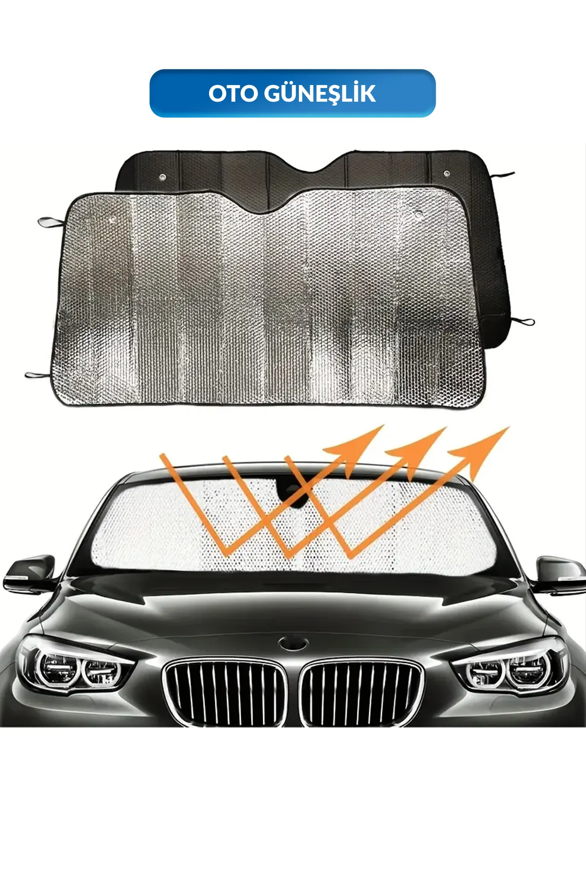 Katlanabilir Ön Cam Güneşlik Isı Önleyici Araç Perdesi Volkswagen Passat Peugeot 3008 Skoda Superb Nissan Qashqai