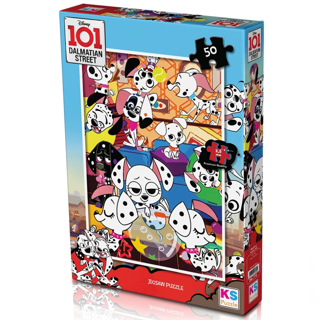 Eğlenceli 101 Dalmatian 50 Parça Puzzle
