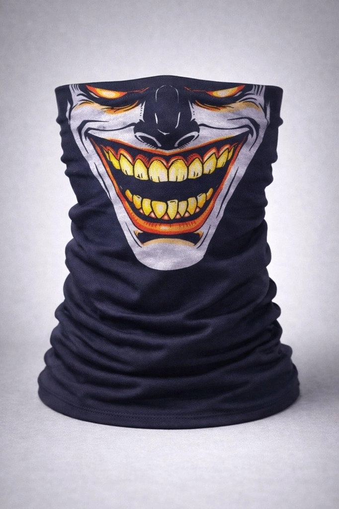 Çok Amaçlı Joker Gülüşlü Boyunluk Bandana 3 No