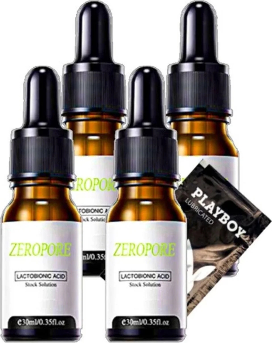 Süper Zeropore Instant Perfection Serum - Boyun Dekolte Yüz Bakım 30 ml x 4 Adet + Jel
