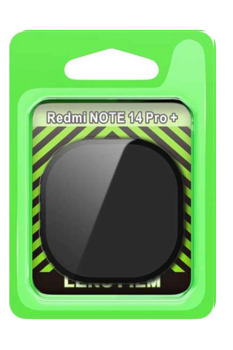Xiaomi Redmi Note 14 Pro Plus Uyumlu Raze Metal Kamera Lens - Siyah