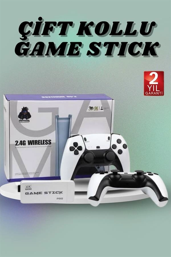 Retro Oyun Konsolu 4K HD Ekran 20.000 Oyunlu Beyaz
