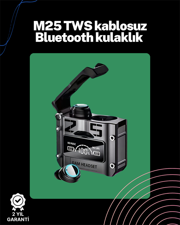 Kablosuz Kulak İçi Kulaklık | Gecikmesiz Oyun Modu | IOS ve Android Uyumlu