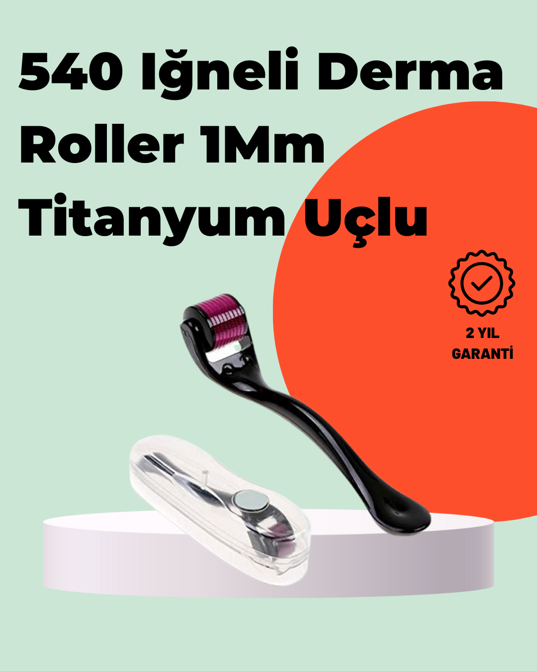 Titanyum İğneli Derma Roller – Evde Cilt Bakımı İçin Uygun