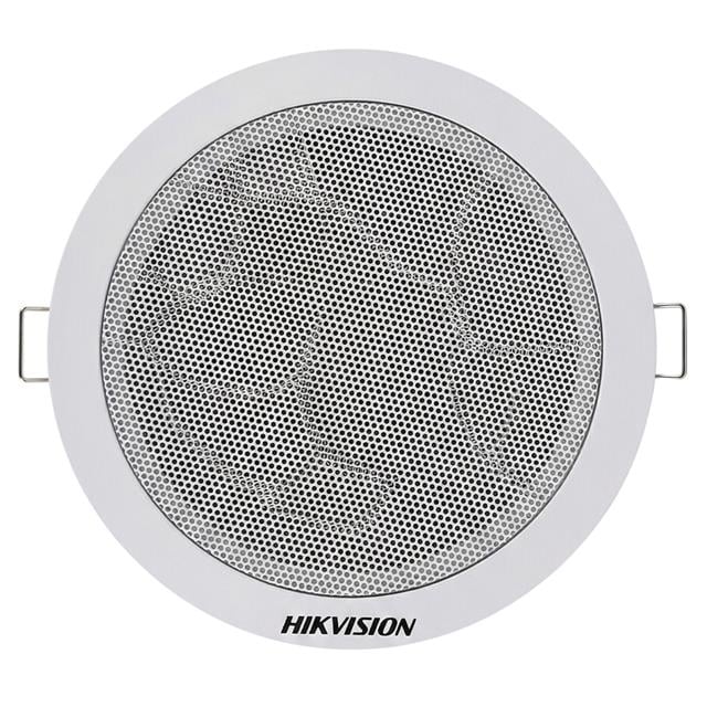 Hikvision DS-QAE0206G1-V 5.25’’ 6W 8Ohm Analog 100V Trafolu Tavan Gömme Hoparlör Beyaz