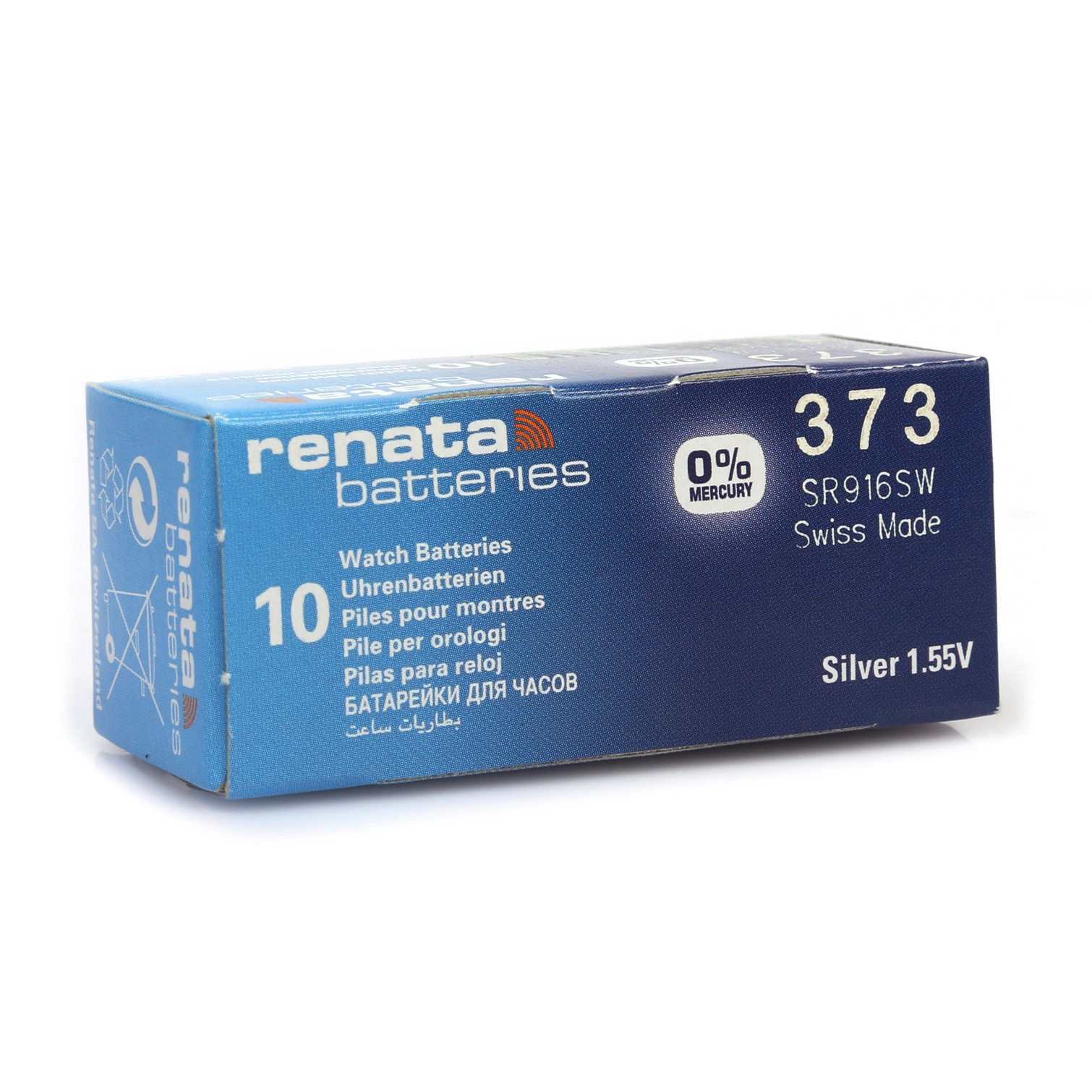 373 SR-916SW 1.55V Alkalin Saat Pili 10 Adet