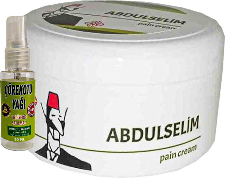 Abdulselim 200 ml Relax Kremi CRK:012 Bölgesel Bakım  Kremi ve Yanında 30 ml Çörek Otu Yağı