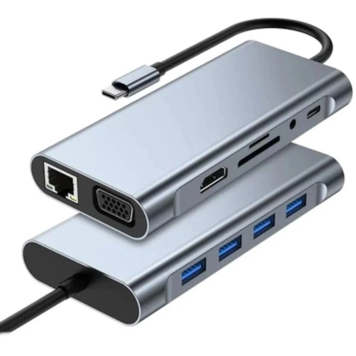 Type-C Çoklayıcı Hub 8in1 HDMI 4K USB 3.0 Adaptör