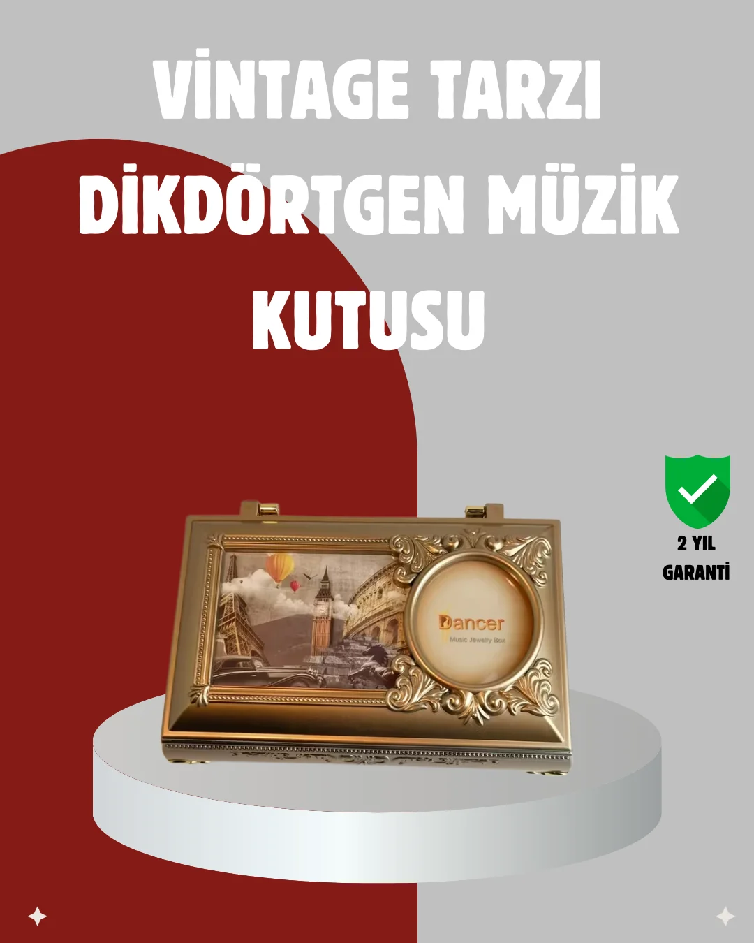 Kız Çocuk Oyuncak Piyano Görünümlü Balerinli Müzik Kutusu