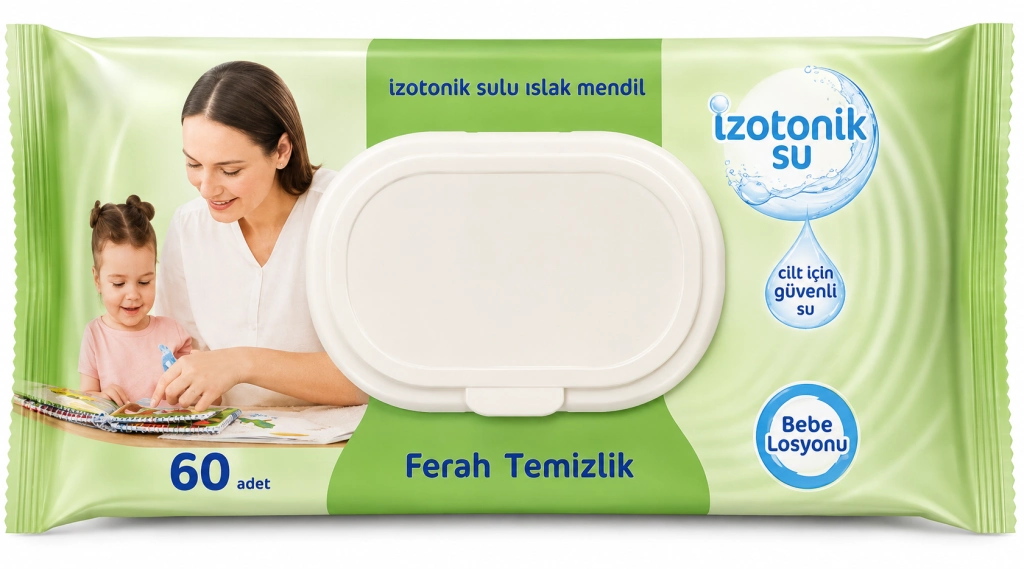Ferah Temizlik Islak Havlu Mendil 60'lı İzotonik Formül