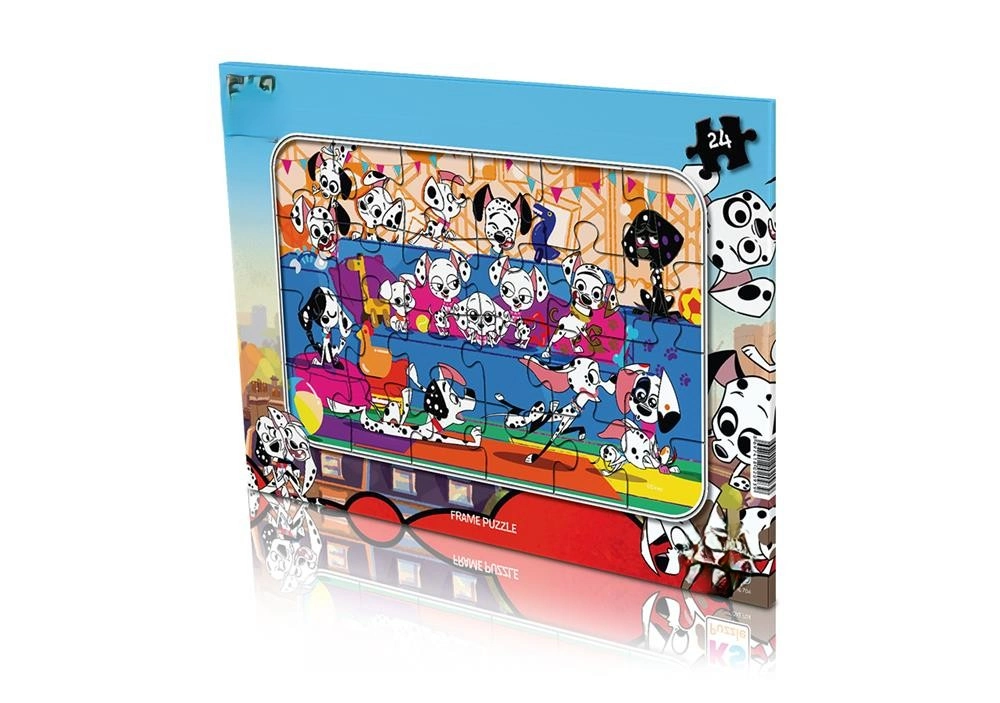 Dalmation Temalı 24 Parça Puzzle Eğlenceli Aktivite