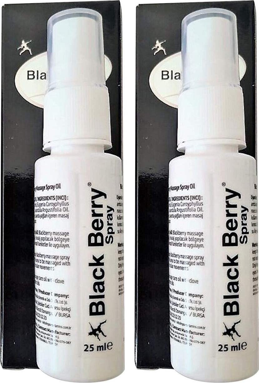 Black Berry Masaj Sprey 2li Paket
