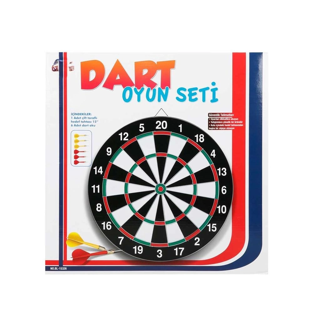 Dart Oklu Set 6 Adet 36,5 cm Eğlenceli Oyun