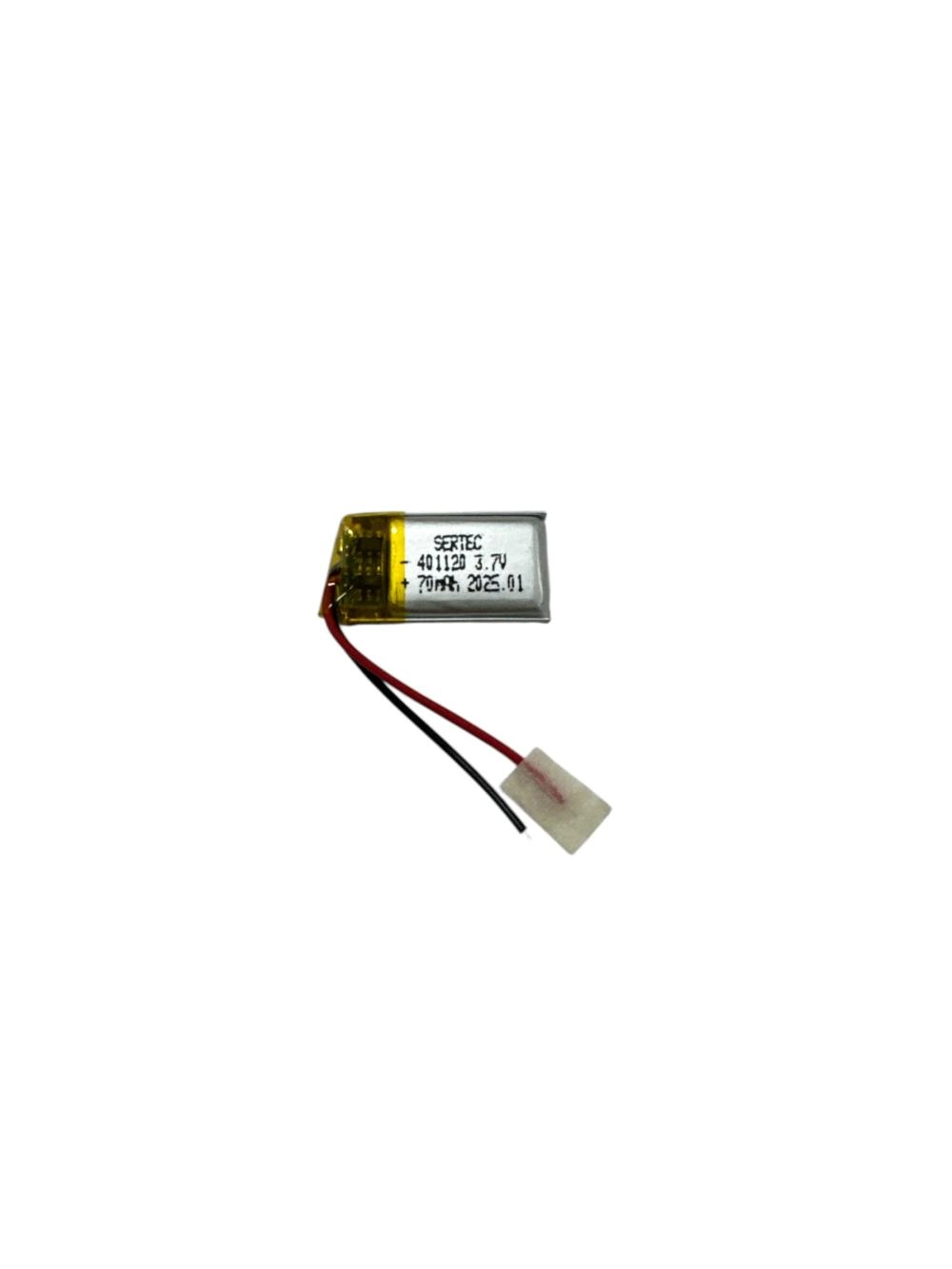 Devreli Li-Polymer Pil 3.7V 70mAh 1.5A Güç Kaynağı