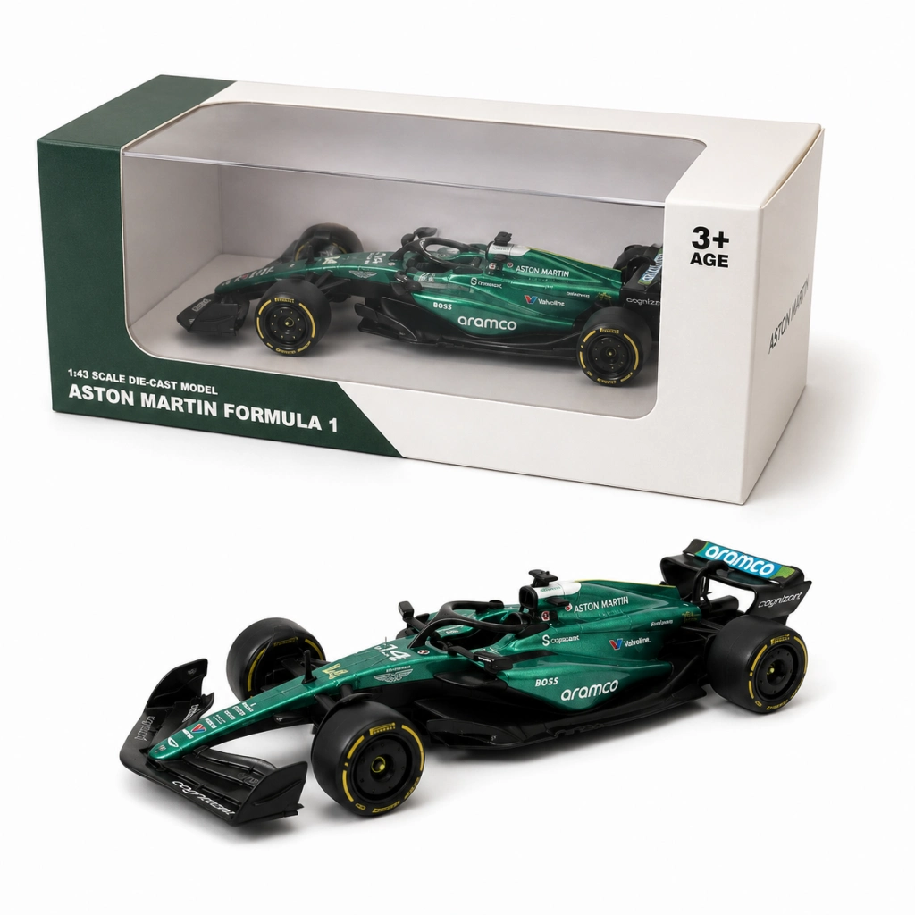 F1 Çek Bırak Araba Metal 1:32 Ölçü ile Eğlenceli Oyun