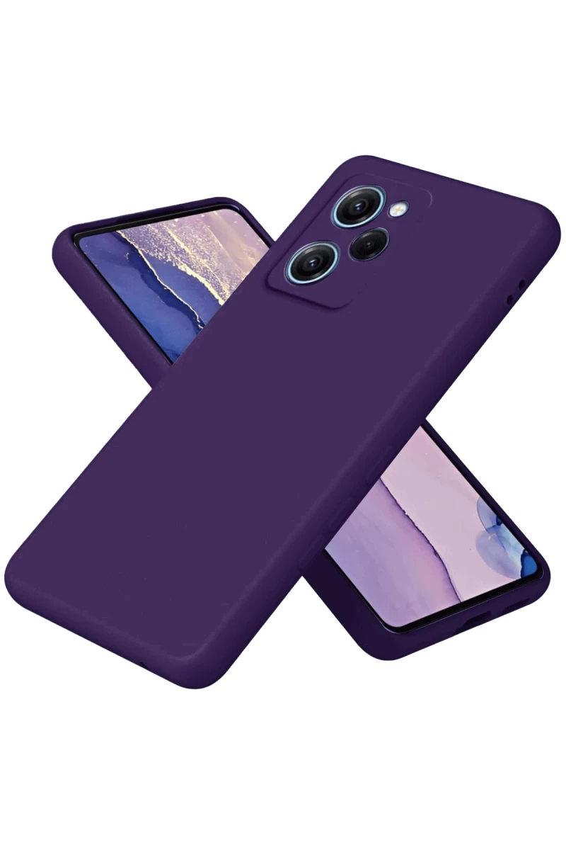 Xiaomi Poco X5 Pro 5G Uyumlu Nano içi Kadife Silikon - Mor