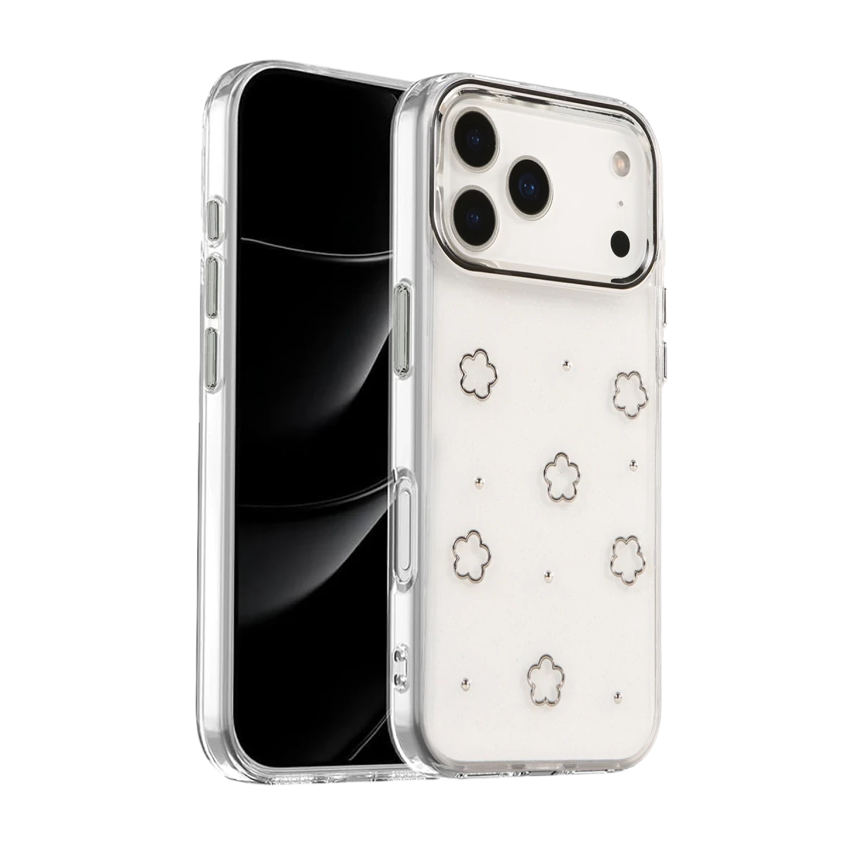 Apple iPhone 17 Pro Max Fiyonk Desenli Kapak - Desen 2