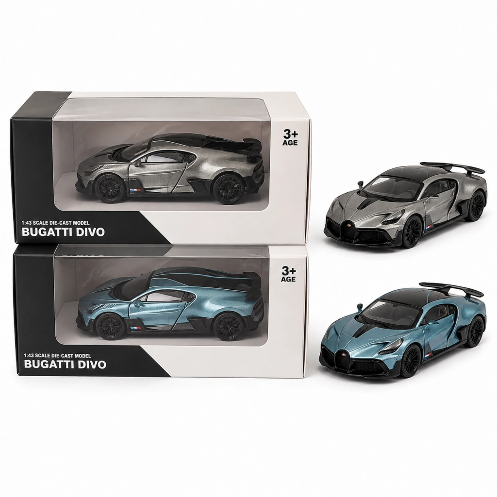 Lisanslı Metal Çek Bırak Araba 1:43 Ölçü 1 Adet