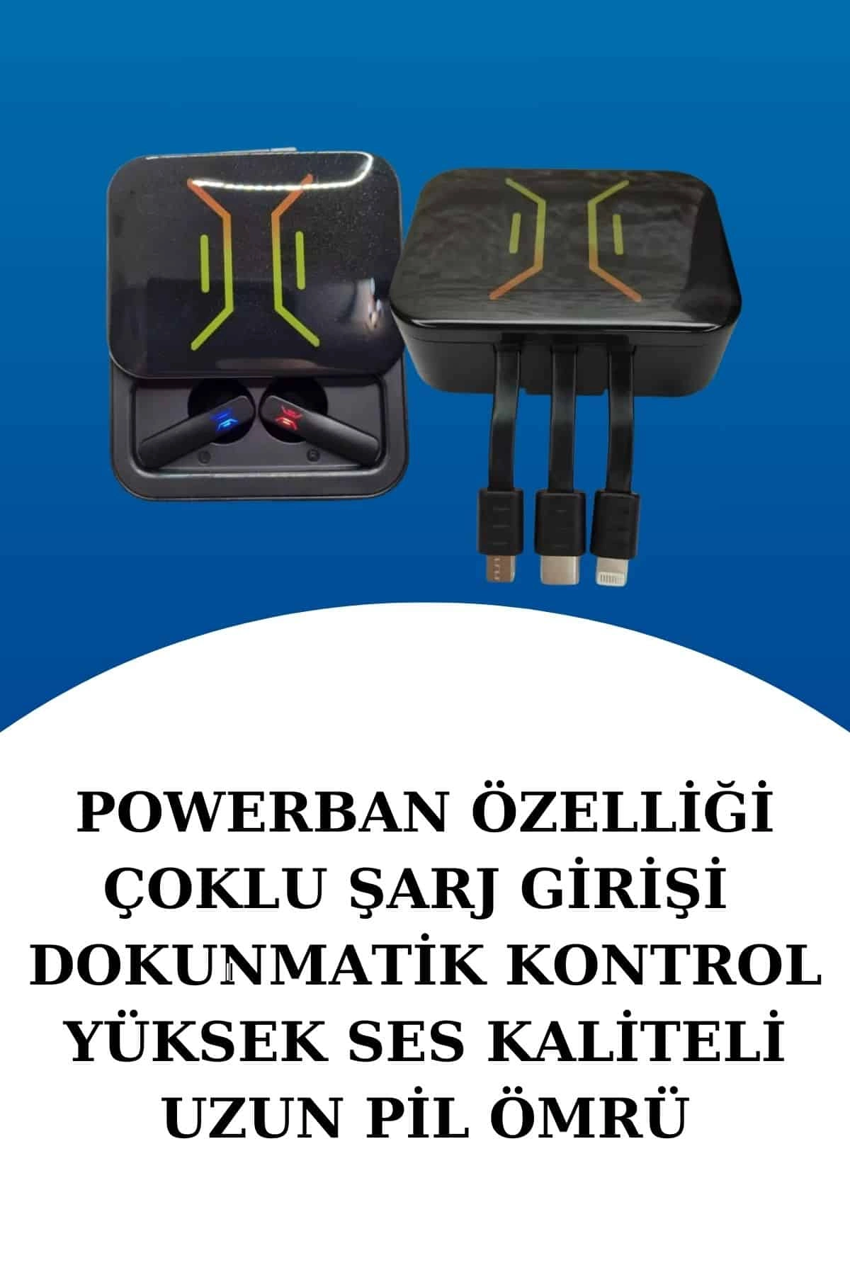 Bluetooth Kulaklık ve Akıllı Saat Seti ile Uzun Pil Ömrü
