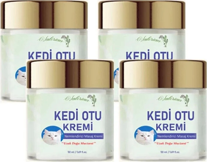 Süper Kedi Otu Kremi 50 ml 4 Adet Kafur Ağacı Yağı Içerikli Krem