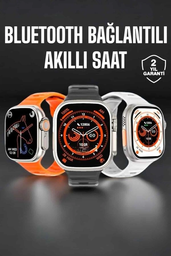 Şık Akıllı Saat GPS Nabız Ölçer 1 Adet