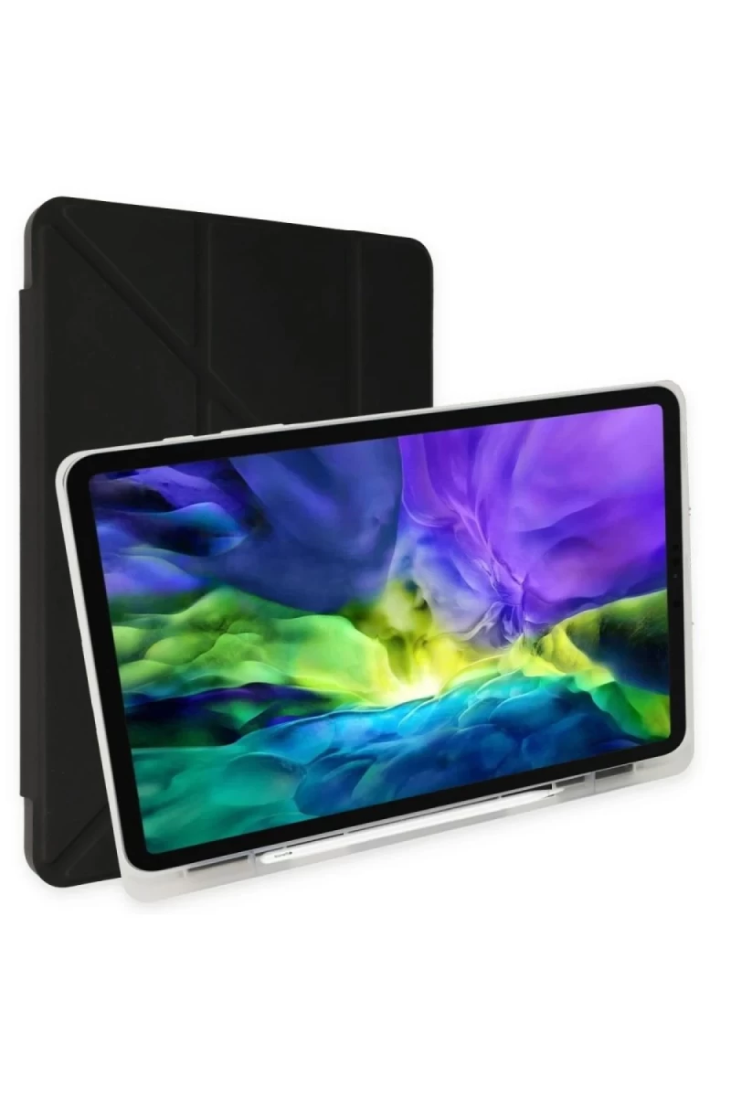 Xiaomi Redmi Pad Kılıf Kalemlikli Mars Tablet Kılıfı - Siyah