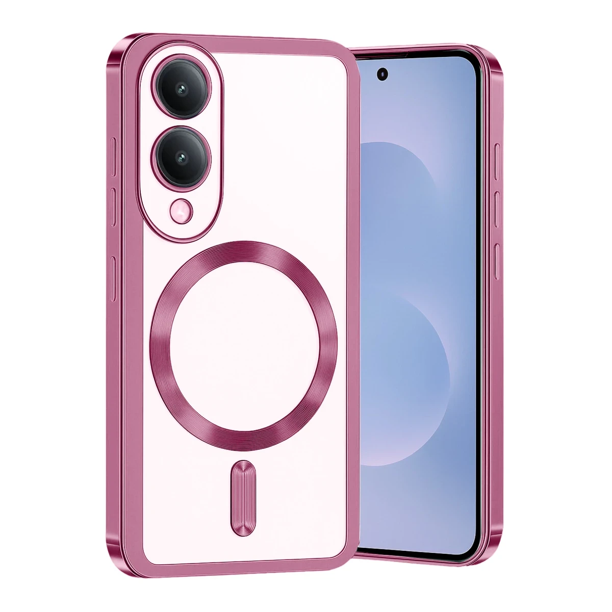 Samsung Galaxy S25 Edge Kross Magneticsafe Kapak - Rose