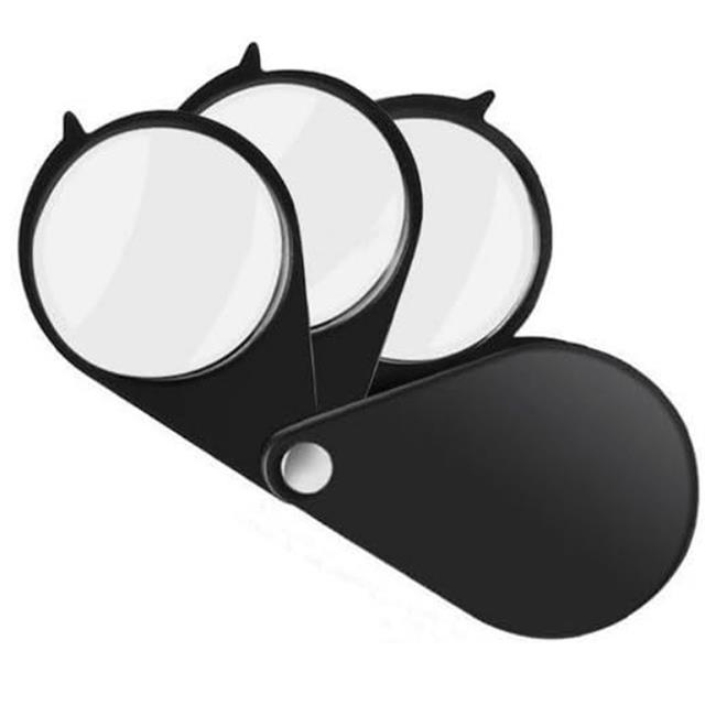 PM-6585 Katlanır 30 mm Mini Cep Tipi 3’lü Büyüteç