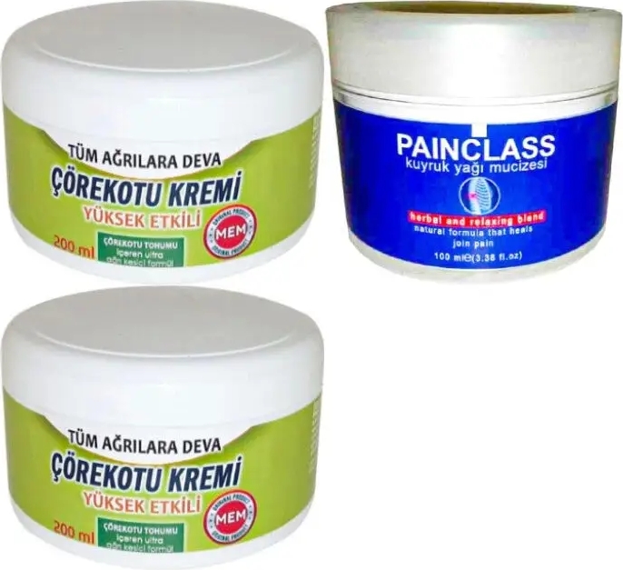 Çörek Otu Xl Boy Krem 2X200 Ml+Painclass Kuyruk Yağı Kremi 100 ml
