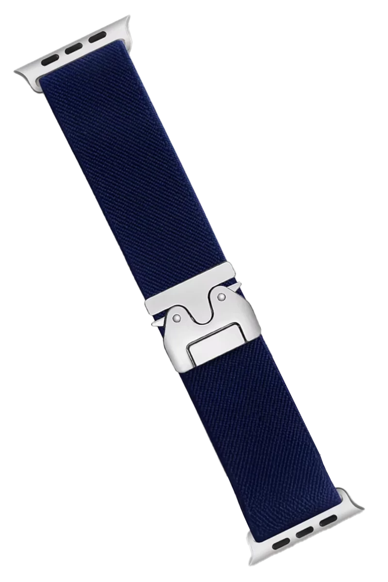 Apple Watch 42mm Uyumlu Forest Kumaş Kordon - Lacivert