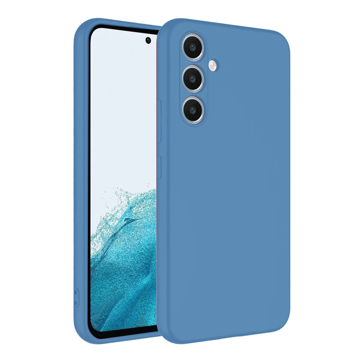 Samsung Galaxy A16 5G Kılıf First Silikon - Mavi