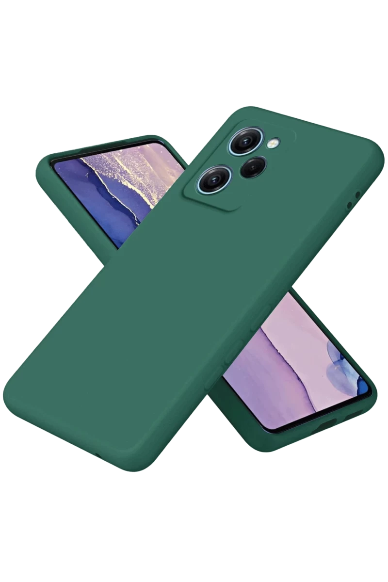 Xiaomi Poco X5 Pro 5G Uyumlu Nano içi Kadife Silikon - Koyu Yeşil