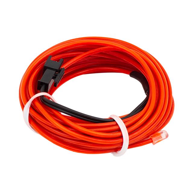 PM-6076 5 Metre 5 Volt USB Adaptörlü Neon Kırmızı İp Aydınlatma