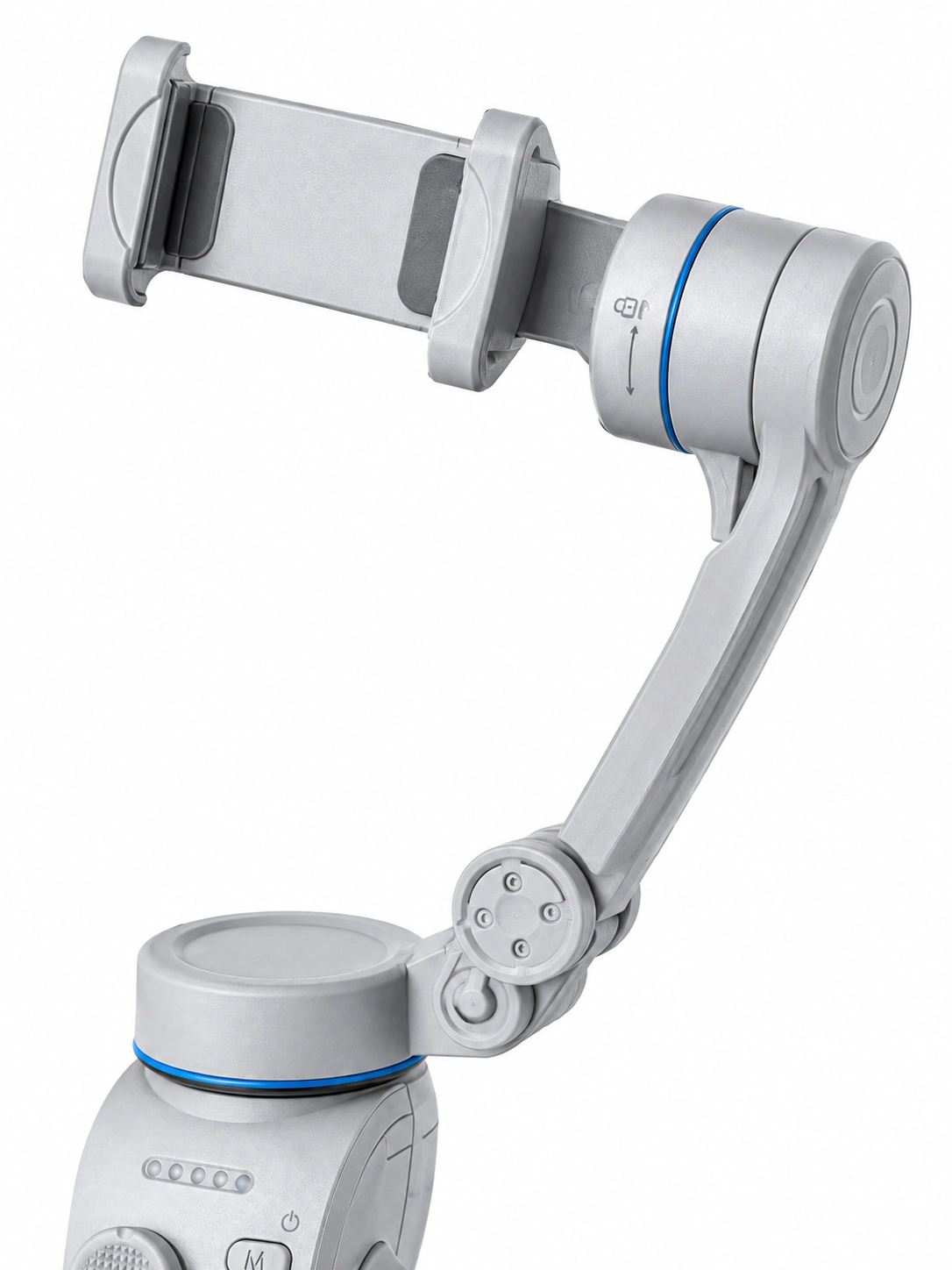 Taşınabilir 3 Eksenli Telefon Gimbal Stabilizer Uzun Pil Ömrü