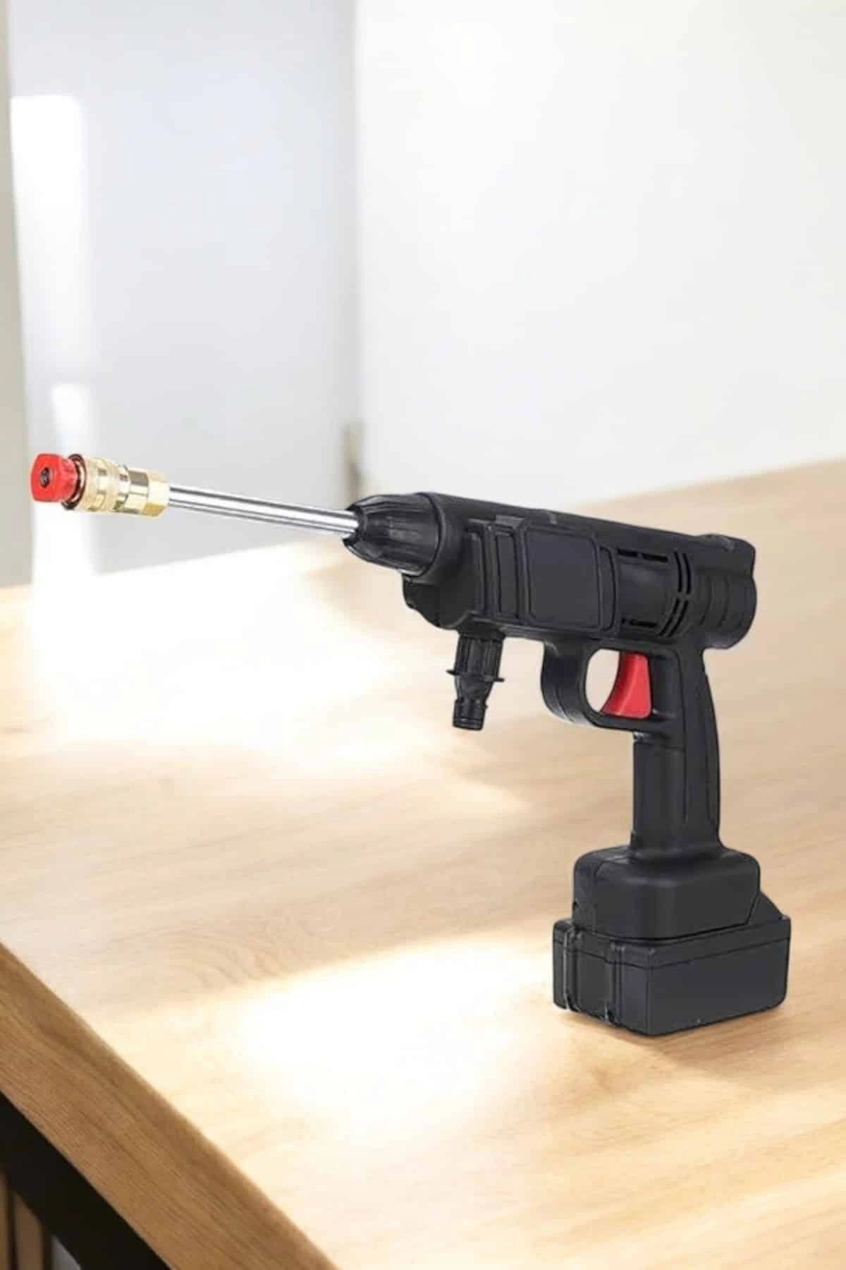 Beyaz Su Basınçlı Yıkama Tabancası 15.000mAh Bataryalı 1 Adet