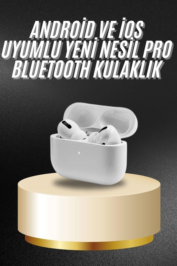 Yüksek Performanslı Beyaz Kulaklık 1 Adet Android ve İOS Uyumlu