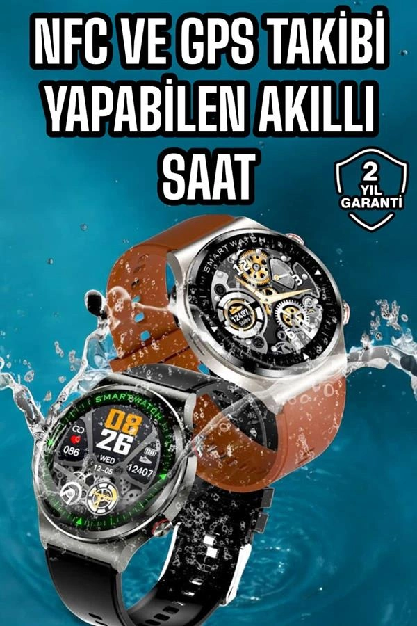 Şık Akıllı Saat Değiştirilebilir Kordon Tüm Telefonlarla Uyumlu