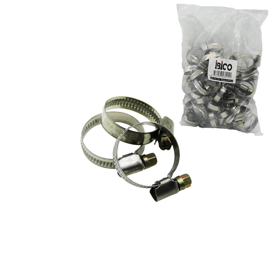 50 Adet 20-32MM Metal Hortum Kelepçe Tork Ayarlı - Ayarlanabilir Klips