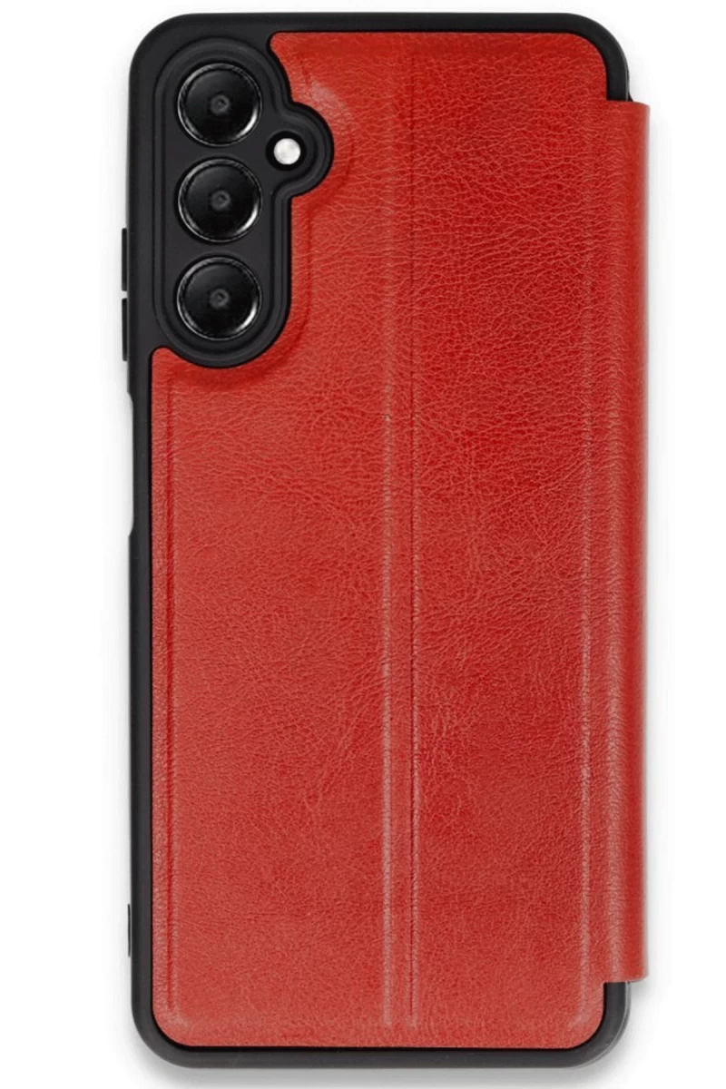 Samsung Galaxy A36 Uyumlu Kılıf Flip Cover - Kırmızı