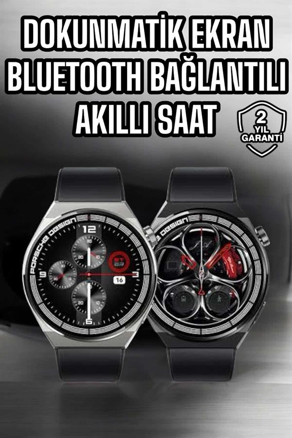 Dokunmatik Akıllı Saat Sesli Görüşme ve Sağlık Takibi 100 Spor Modu