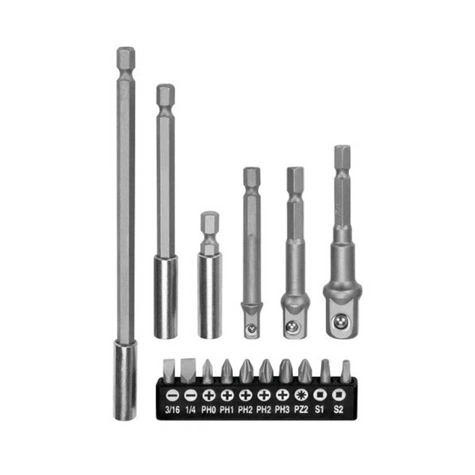 Pratik 16 Parça Adaptör ve Bits Seti Uzatma Uçları