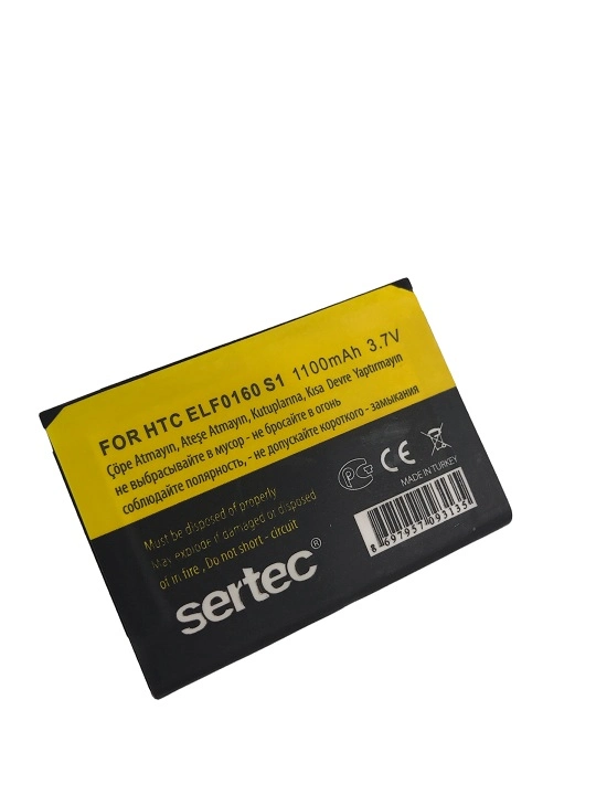 Uzun Süreli Güç Kaynağı HTC Touch Elf 100 Uyumlu Batarya